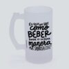 Jarra cervecera no hay como beber