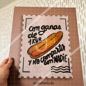 Póster rígido 1kg Friticas